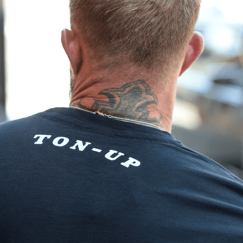 Ton Up Clothing 'Speed Goggles' (Men's) Black T-Shirt