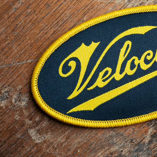 Red Torpedo Velocette Patch