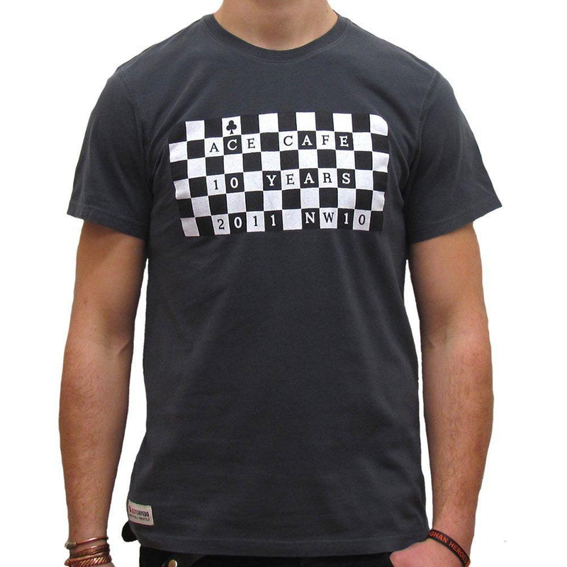 Chequerboard Ace Cafe London (Mens) T-Shirt