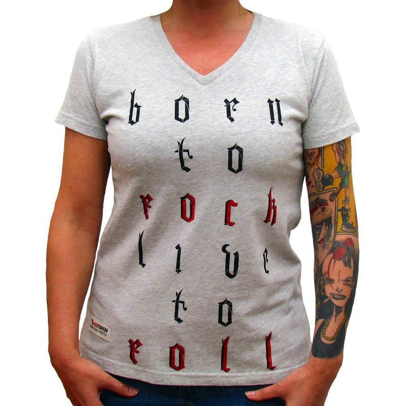 Born to Rock Ace Cafe London (Womens) T-Shirt