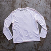 Ton Up Clothing 'Greaseplate Blighty' (Men's) Vintage White Long Sleeve Waffle Top
