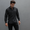 Ton Up Clothing (Men's) Black Denim Long Sleeve Shirt